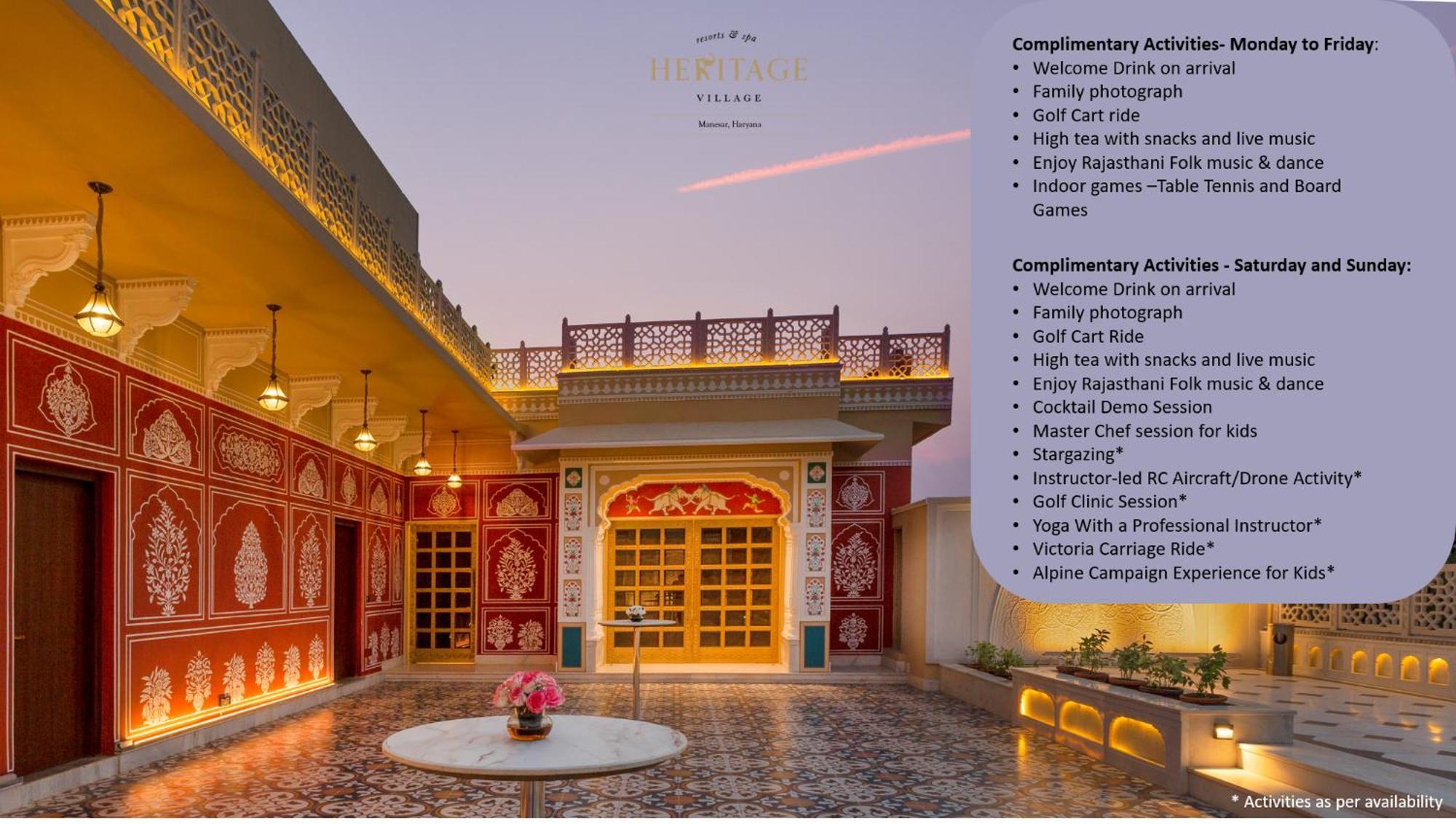 Heritage Village Resort & Spa Manesar-グルガウン エクステリア 写真